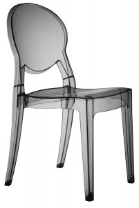 chaise design transparente