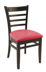chaise de restaurant bois et cuir