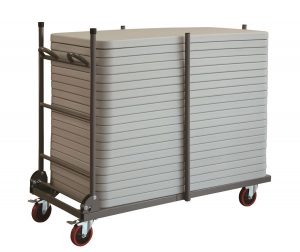 Chariot de transport pour tables pliantes