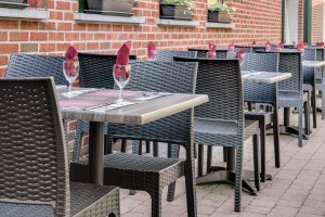 chaise empilable de terrasse en polypropylène