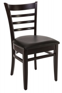 chaise de restaurant bois et cuir