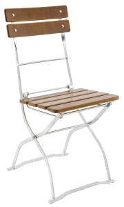 Chaise de jardin pliante pour restaurant