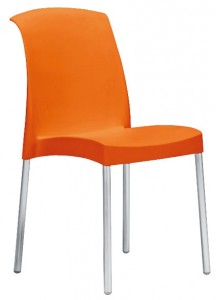 Chaise plastique empilable