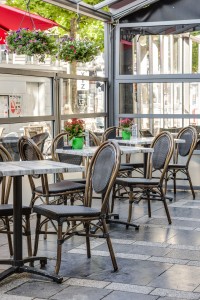 chaise de terrasse empilable