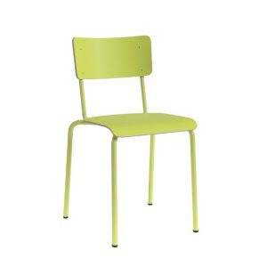 chaise style écolier en stratifié pour horeca