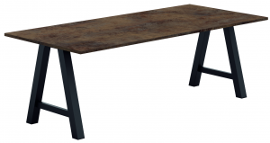 table tendance et solide de style industriel pour établissement horeca