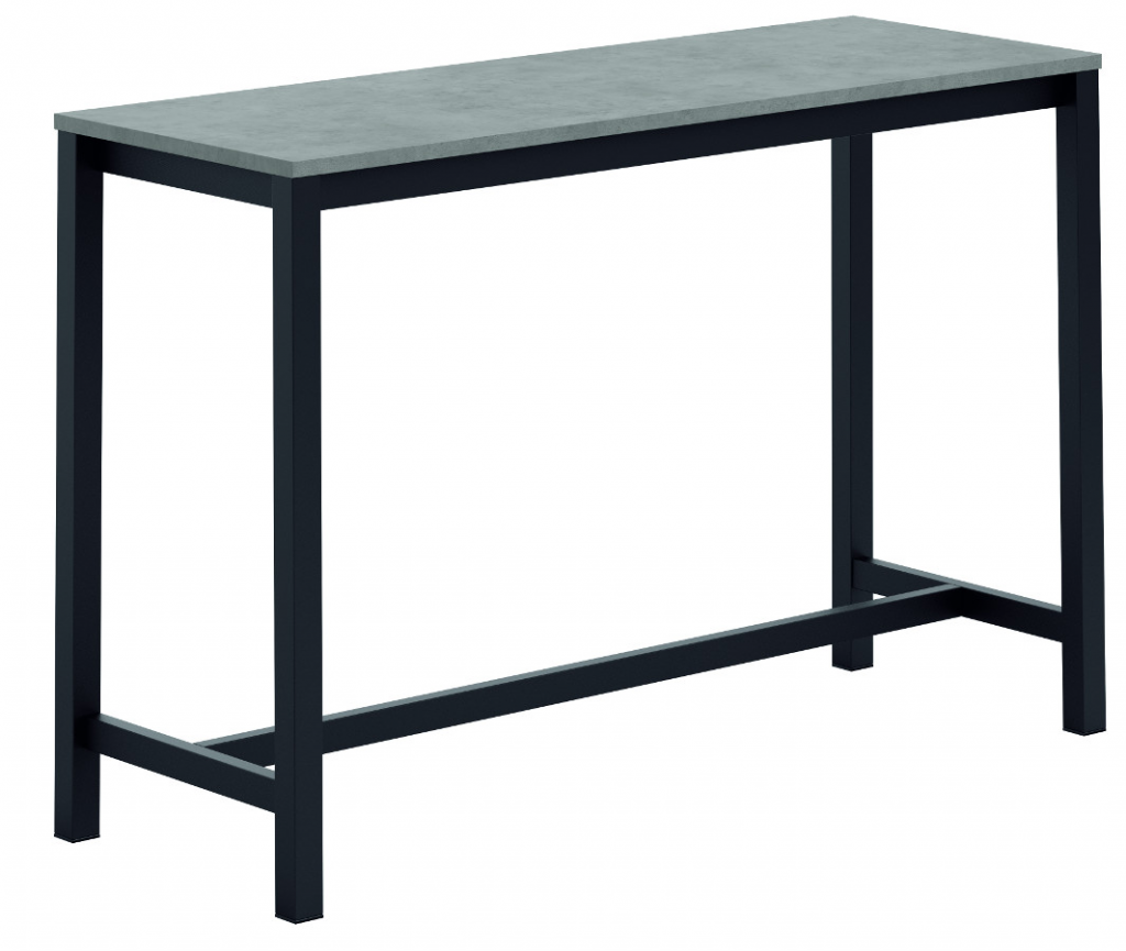 table élégante et robuste de style industriel pour établissement horeca