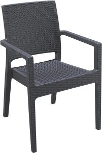 fauteuil empilable rotin