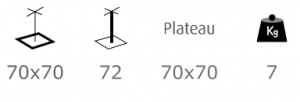 pied de table int%C3%A9rieur factory 70 dim lepage