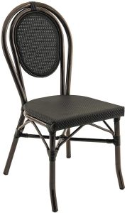 chaise empilable pour terrasse de restaurant