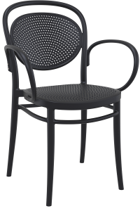 Fauteuil-Horeca-Polypro-Exterieur-Marcel-Noir-Lepage
