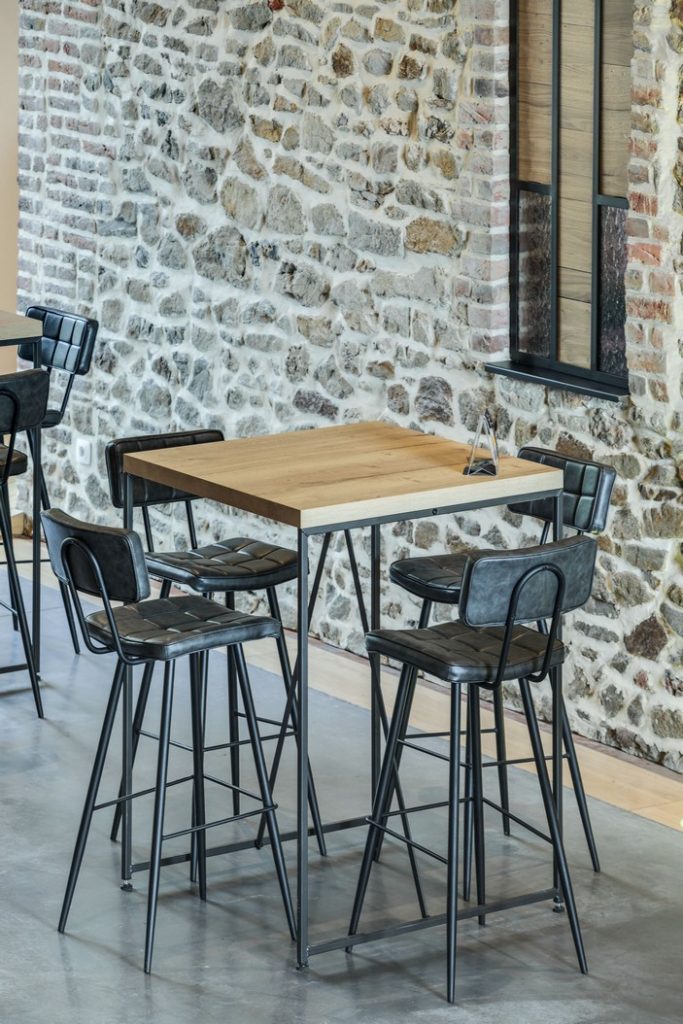 Tabouret de bar indus